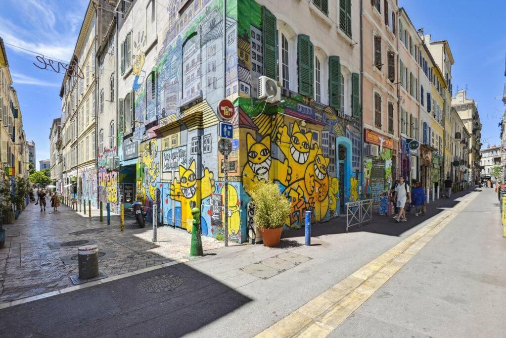 Charmant Logement Au Coeur Du Cours Julien Marseille Eksteriør billede